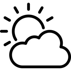 Clear icon. Outline design. For presentation, graphic design, mobile application.