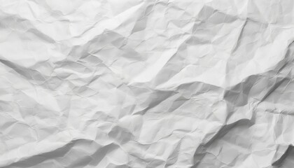 Obraz premium White crumpled paper texture background.