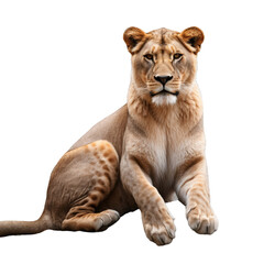 lion and lioness PNG