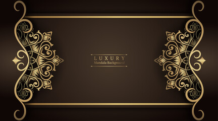 Luxury background  with mandala ornament