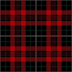 Tartan seamless pattern, red and black can be used in fashion decoration design. Bedding, curtains, tablecloths
