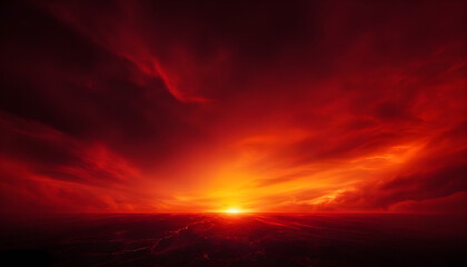 Fototapeta premium sunset in the clouds