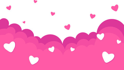 Love Valentine cloud Decoration 