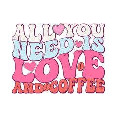 Groovy Retro Valentine's Day T-shirt