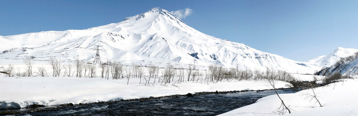 러시아 캄차카의 활화산