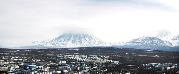 러시아 캄차카 반도의 겨울