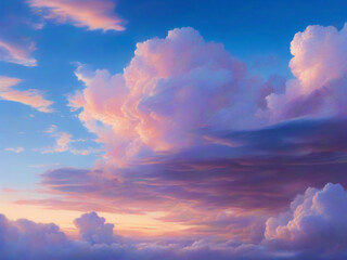 Obraz premium sky and clouds Generative AI