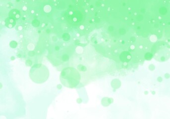 abstract  green white background with bubbles