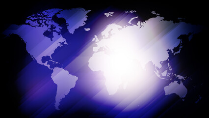 World map abstract background for news display with global, international technology news, breaking news, and current events