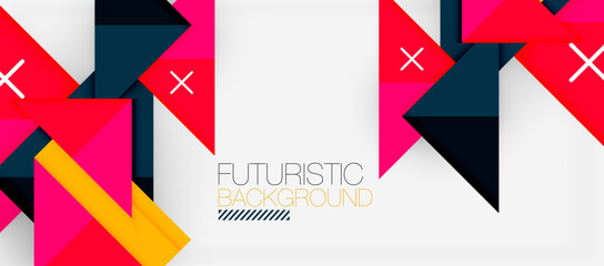 Triangle Vector Background Illustration For Wallpaper, Banner, Background, Card, Book Illustration, landing page