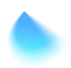 Fototapeta premium Blue Blur Gradient Blob Graphic Element 