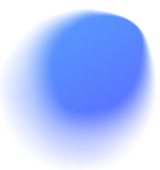 Blue Blur Gradient Blob Graphic Element
