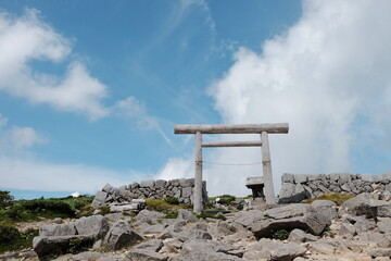 山頂の神社
