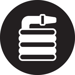 water hose glyph icon