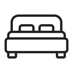 bed line icon