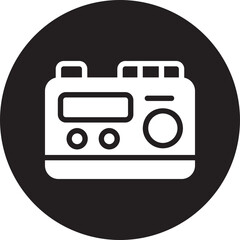 radio glyph icon