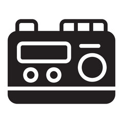 radio glyph icon