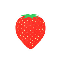 かわいいいちごのイラスト