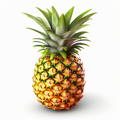 Fototapeta premium pineapple fruit isolated on white background