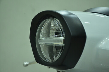 headlight of a car