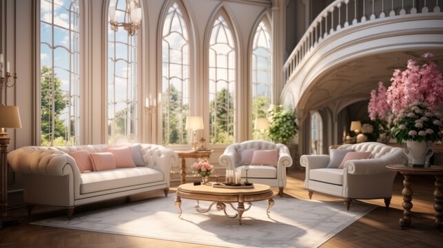 Luxury good witch's mansion, Living room.