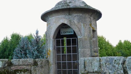Turret Overlook at Chaves Castle, Portugal