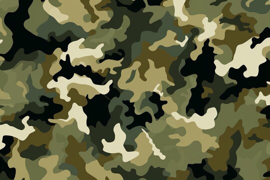 Camo military pattern