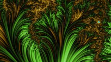 Obraz premium dull and bright green designs