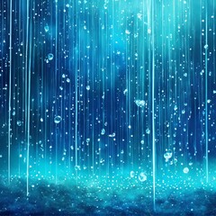 abstract rain starts universe tturquise blue white colour
