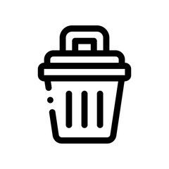 garbage line icon