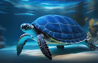 仮想空間ヴァーチャル野生動物ペットウミガメ