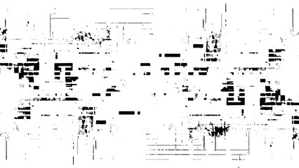 Old grunge black texture. Dark weathered overlay pattern sample on transparent background.  Distress overlay vector texture Dust scratches design, aged photo editor layer, Screen background. Vector.