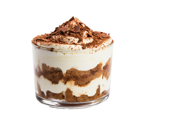 Creamy Chocolate Mousse Delight on a transparent background