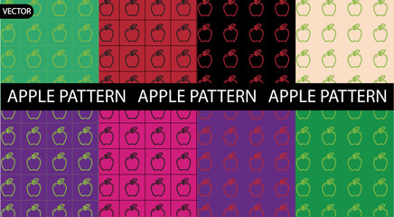 Fruit theme background, with apple pattern, background