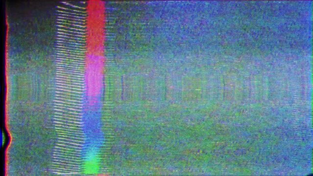 VHS Damaged Overlay Film
