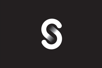 Letter S logo design icon vector template - obrazy, fototapety, plakaty