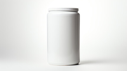 white plastic bottle