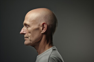 Background men isolated male head caucasian face adult person black serious bald portrait