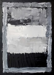 Fototapeta premium Abstract oil painting wall art. Palette knife technique