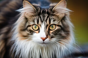 Cute cat portrait