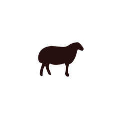 animal icon vector on white background	
