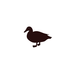 animal icon vector on white background	
