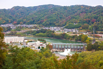 Komoro townscape in Nagano prefecture, Chubu, Japan.