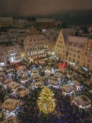 The Christmas market in Tallinn's old town townhall square, Raekoja Plats.