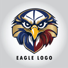 Vector eagle logo design template