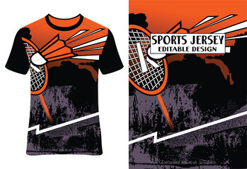 Sublimation Sports Jersey Tee Design | Athletic Apparel | Customizable Print | Performance Wear | Digital Art