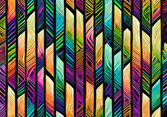 colorful illustration of abstract pattern