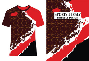 Sublimation Sports Jersey Tee Design | Athletic Apparel | Customizable Print | Performance Wear | Digital Art