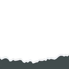 Obraz premium Ripped Paper Footer