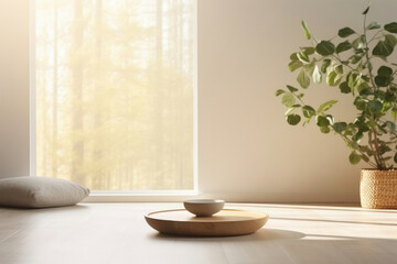 Background concept modern style furniture house decoration living white home design room interior